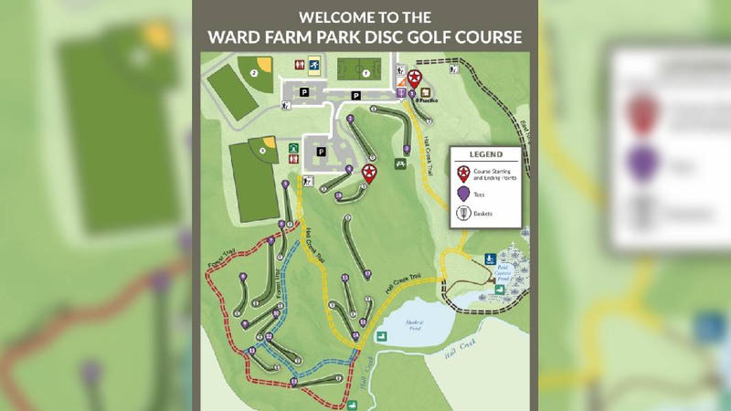 Disc Golf Course Completed at Ward Farm Recreation & Nature Park