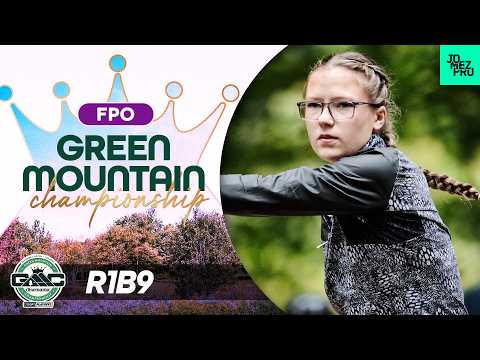 2026 Green Mountain Championship | FPO R1B9 | Saarinen, Scoggins, Gannon, Handley | Jomez Disc Golf