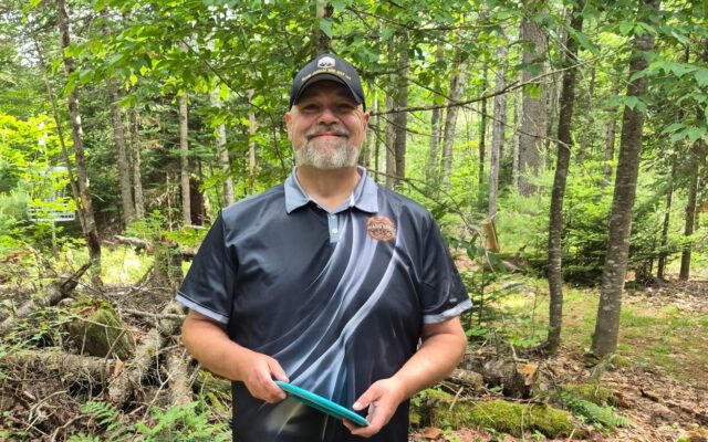 Maine disc golf, just one more round