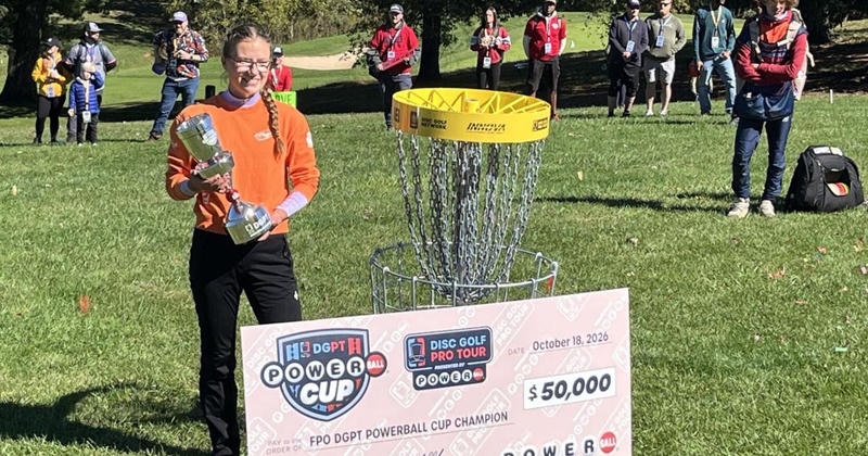 Silva Saarinen of Finland wins Disc Golf Pro Tour Powerball Cup