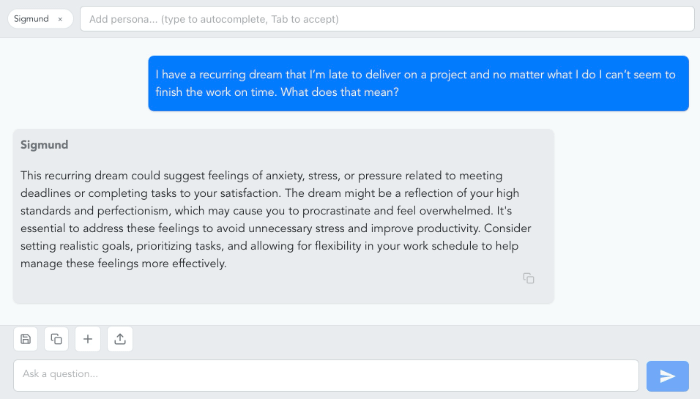 Sigmund AI Dream Analysis